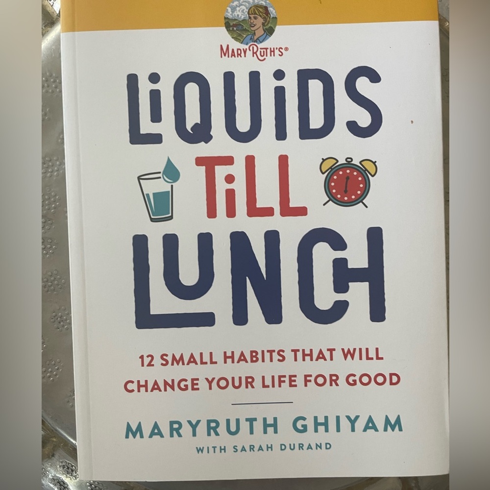 COPY - Mary Ruth Organics Liquids Til Lunch NWT Book